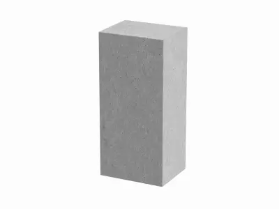 Concrete Block 3D model 3