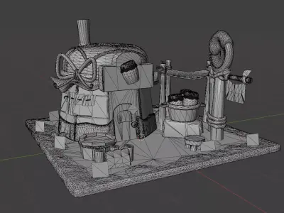 Cookie House - Unlit 3D model