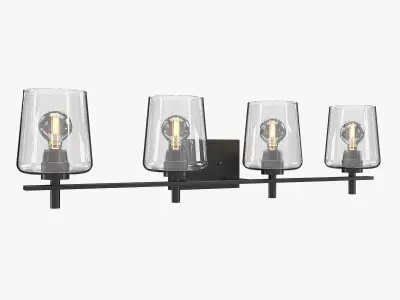 Calais Bath Vanity Wall Light Collection 3D Model Pack