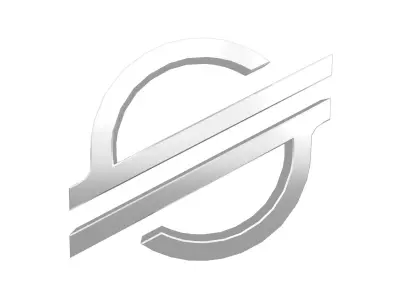 Stellar Coin v1 008 Low-poly 3D model