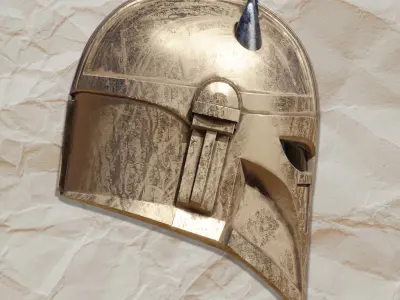 The Armorer Mandalorian Helmet 3D Model 3D print model