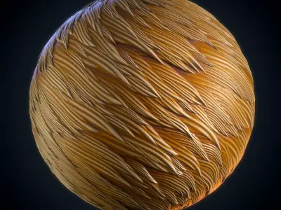 Fur Stylized - Vol 02 - SBsar - Maps 3D model purchase