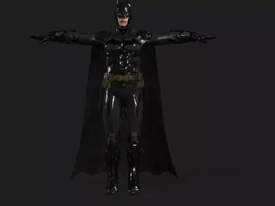 BATMAN arkham knight flying in air 3D model