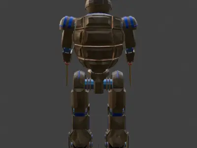 Sci-Fi Robot Enemy 005 Low-poly 3D model