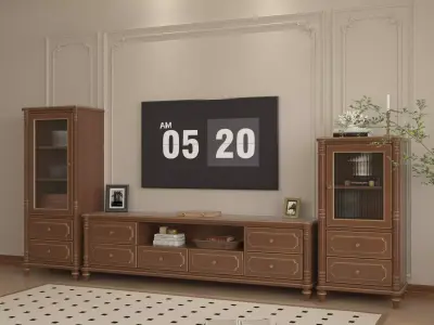 TV cabinet 3D model get