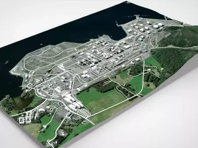 Karsto Terminal Norway 3D model