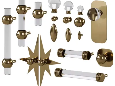 Furniture handles by Matilda Goad 3D model