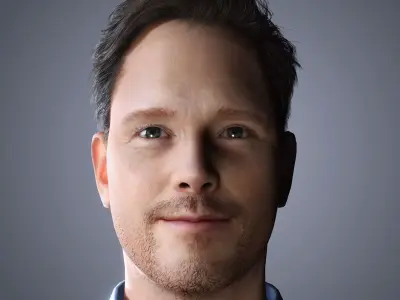 Chris Pratt Character Low-poly 3D model