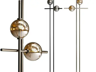 Euroluce Lampadari Mikado Floor Lamp 3D model