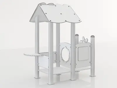 kids child playground 3d model 6 3D model