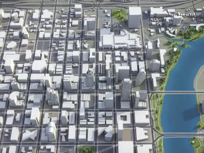 Greater Austin 3D Model Pack