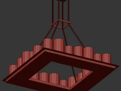Cavo Chandelier 3D model