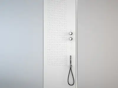 Fantini Acquapura shower panel 3D model