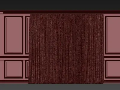 Curtain Set 289 3D model