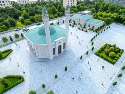 MOSQUE BUILDING 3D model