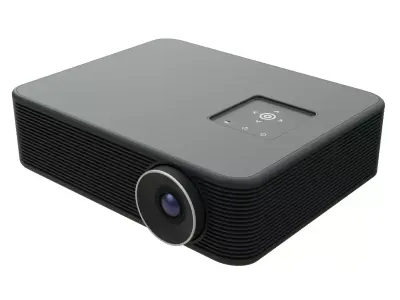 Professional Projector Low-poly 3D model
