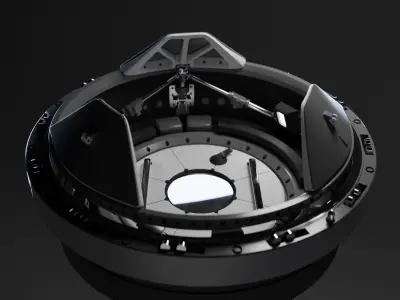 Docking adapter 3D model