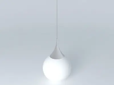 Pendant lamp ball cone Free 3D model