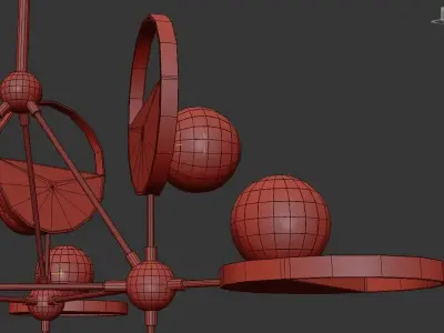 Travis Chandelier 3D model