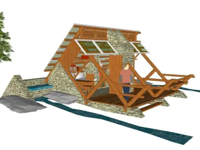 Creative Design-Holiday Cabin-016 3D model