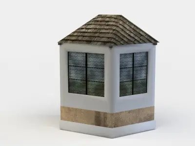 House oriel Low-poly 3D model