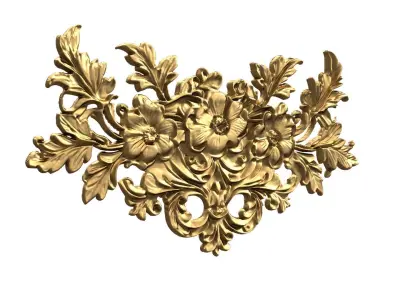 Classic carved decor ornament 478 3D print model buy