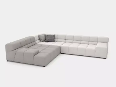 Modular couch system 3D model