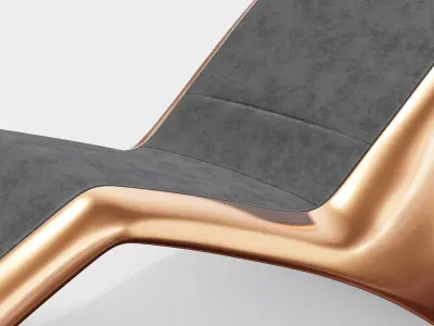  Swissolina - Lounge Chair GOLD 