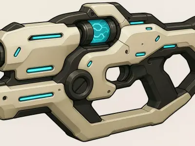 Zenith Cannon Low-poly 3D model