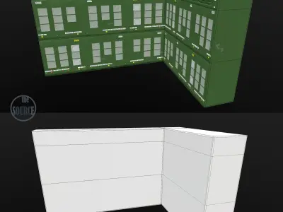 Factory Control Panel - Low Poly PBR Game Ready Low-poly 3D model