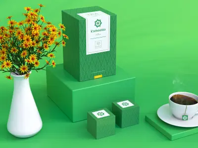 Packaging moroccan tea 3D model