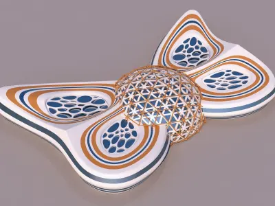 0091 - Organic Building 3D model