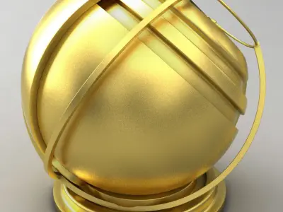 VRAY SHADER---METAL---Gold Texture
