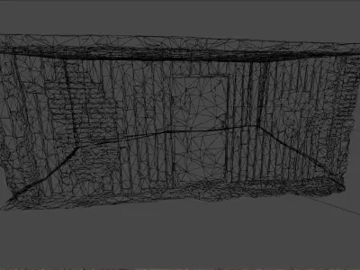 Abandoned Building 2 SCAN Low-poly 3D model