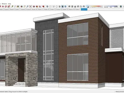 Villa D Sketchup 3D model purchase