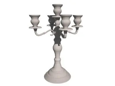 candle holder Free 3D model 6