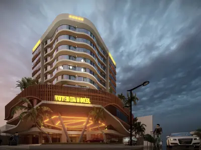 A Hotel - Lumion Exterior visualization 3D model