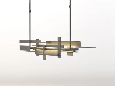 Planar Large Led Pendant 3D model