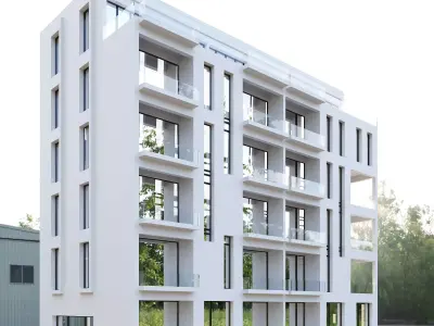 Building 01 Low-poly 3D model purchase