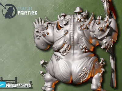 Lord Gargant archlord of the thousand and one mushrooms 3D model