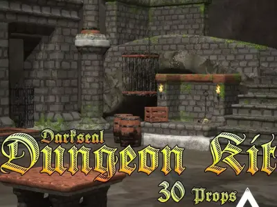Dungeon Kit 3D model