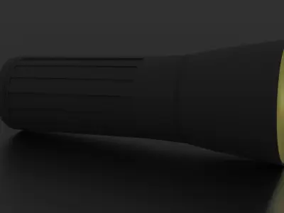 flashlight light bulb 3D model