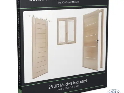 Doors and Windows Collection 3D model
