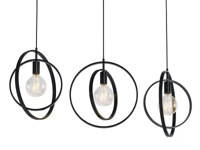 INDUSTRIAL CEILING LIGHT SILVERTON 3D model