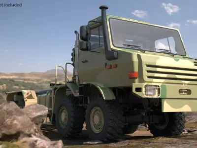  Military Tactical Transport Chassis Vehicle Camo 