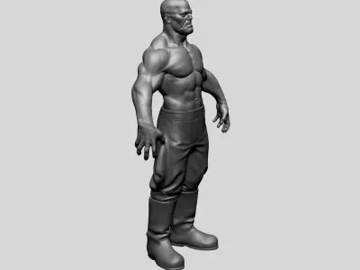 Fantasy Male Model A 3D model