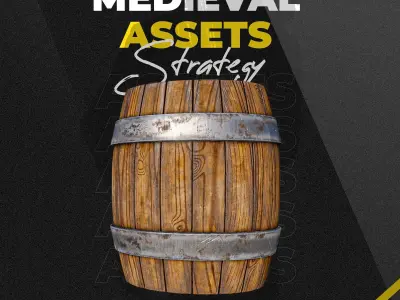 PBR Barrel - Medieval Assets - Textures V1-V2 Texture