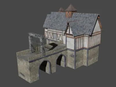 Medieval build 3D model