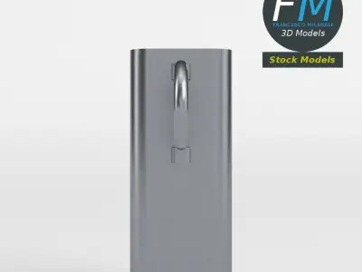 Swing barrier gate 3D model