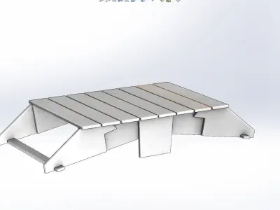 basket table 3D model